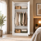 Armoire OSLO 80 cm – 2 Portes Battantes | Plusieurs Coloris au Choix Armoire OSLO 80 cm – 2 Portes Battantes | Plusieurs Coloris au Choix