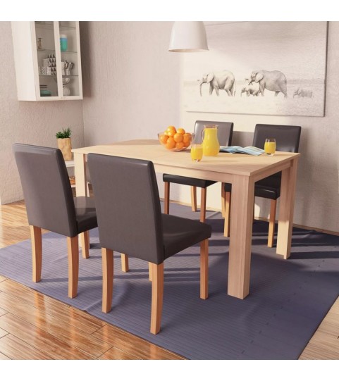 Salle à manger Ensemble table à manger et 4 chaises Héros