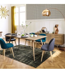 Salle à manger Ensemble table à manger et 6 chaises Strass