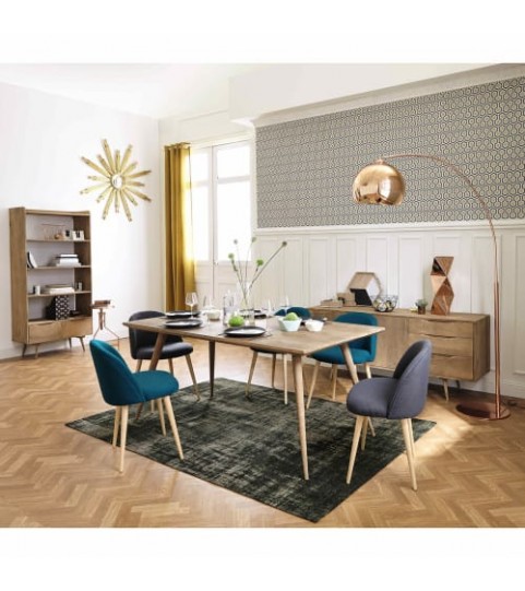 Salle à manger Ensemble table à manger et 6 chaises Strass
