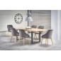 Salle à manger Teldo Ensemble table à manger et 6 chaises Style industriel Salle à manger Teldo Ensemble table à manger et 6 chaises Style industriel
