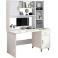Bureau Alma avec bibliothèque